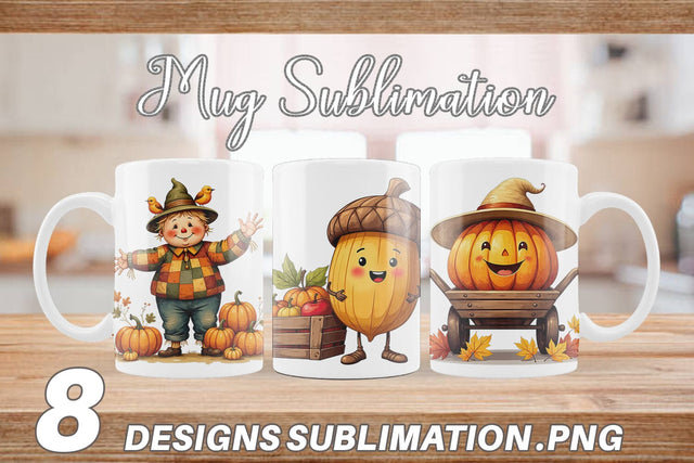 Mug Wrap Pumpkin Patch Pals Sublimation artnoy 