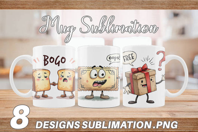 Mug Wrap Questionable Bargains Sublimation artnoy 