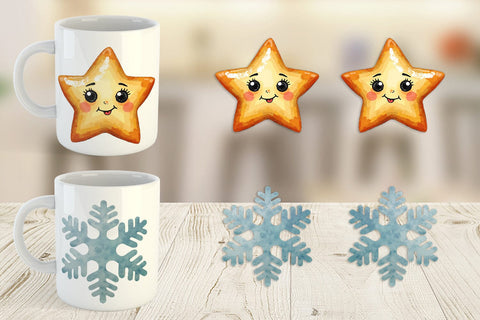 Mug Wrap Quirky Nordic Crafts Sublimation artnoy 