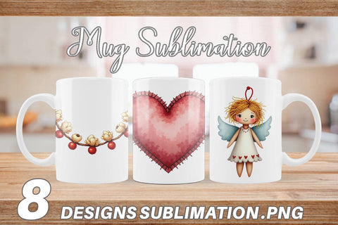 Mug Wrap Quirky Nordic Crafts Sublimation artnoy 