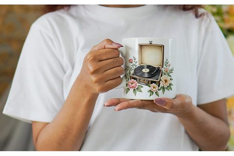 Mug Wrap Record Player Sublimation artnoy 