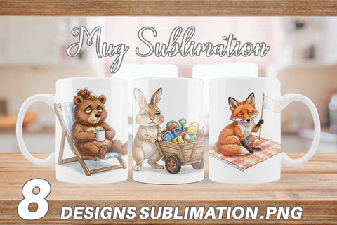 Mug Wrap Relatable Summer Mom Burnout Sublimation artnoy 