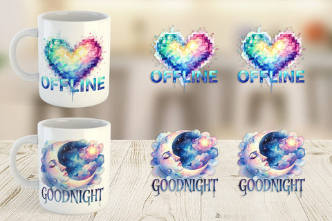 Mug Wrap Rest Recharge Quotes Sublimation artnoy 