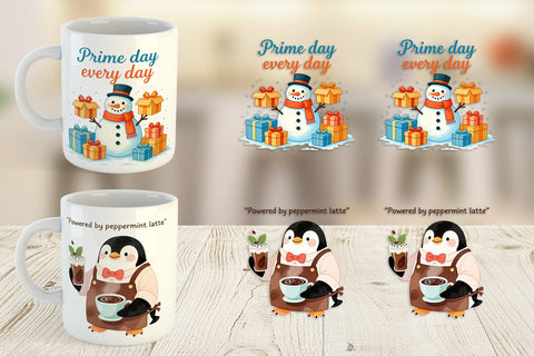 Mug Wrap Retail Christmas Sarcasm Sublimation artnoy 