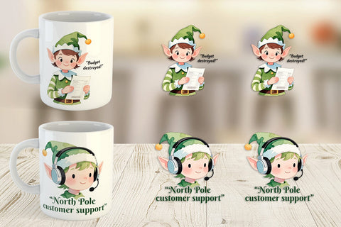 Mug Wrap Retail Christmas Sarcasm Sublimation artnoy 