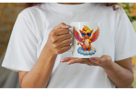 Mug Wrap Retro Magic Critters Sublimation artnoy 