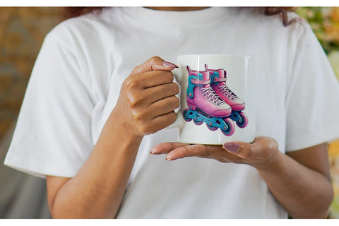 Mug Wrap Retro Roller Vibes Sublimation artnoy 