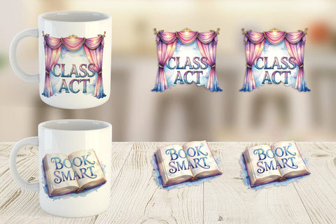 Mug Wrap Retro Teacher Quotes Sublimation artnoy 