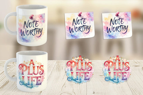Mug Wrap Retro Teacher Quotes Sublimation artnoy 