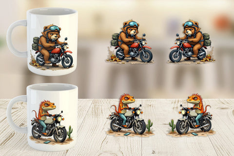 Mug Wrap Road Rage Critters Sublimation artnoy 