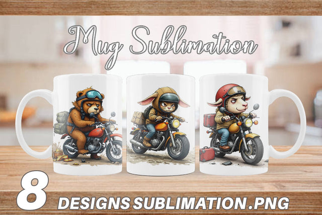 Mug Wrap Road Rage Critters Sublimation artnoy 