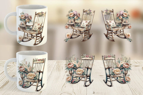 Mug Wrap Rocking Chair Sublimation artnoy 