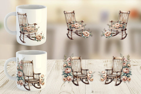 Mug Wrap Rocking Chair Sublimation artnoy 