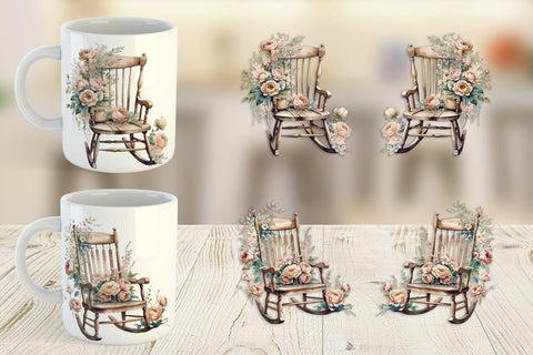 Mug Wrap Rocking Chair Sublimation artnoy 