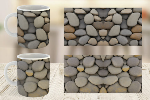 Mug Wrap Rocks Background Sublimation artnoy 