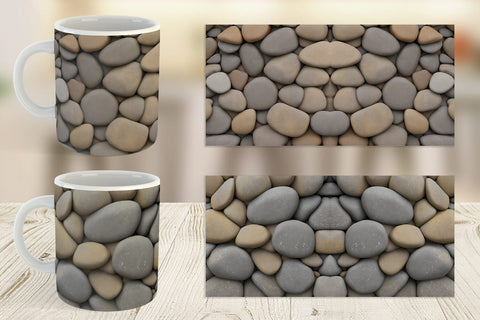 Mug Wrap Rocks Background Sublimation artnoy 