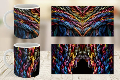 Mug Wrap Rope Texture Sublimation artnoy 