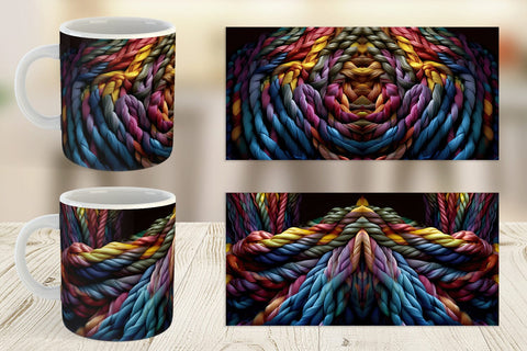 Mug Wrap Rope Texture Sublimation artnoy 