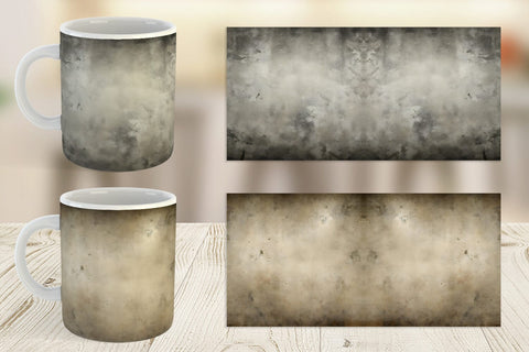Mug Wrap Rough Dirty Grunge Texture Sublimation artnoy 