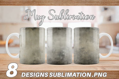 Mug Wrap Rough Dirty Grunge Texture Sublimation artnoy 