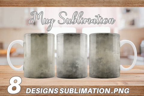 Mug Wrap Rough Dirty Grunge Texture Sublimation artnoy 