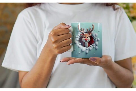 Mug Wrap Rudolph Sublimation artnoy 