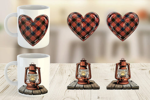 Mug Wrap Rustic 4th of July Sublimation artnoy 