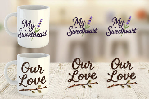 Mug Wrap Rustic Farmhouse Valentine Quotes Sublimation artnoy 