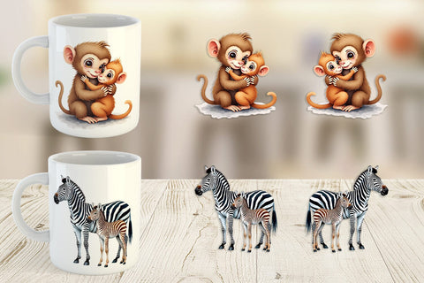 Mug Wrap Safari Love Sublimation artnoy 