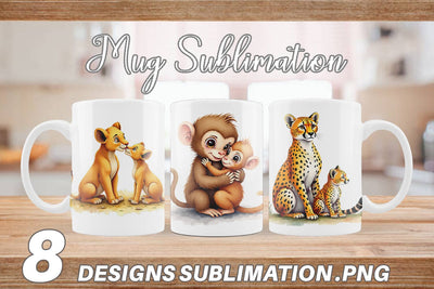 Mug Wrap Safari Love Sublimation artnoy 