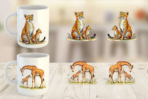 Mug Wrap Safari Love Sublimation artnoy 