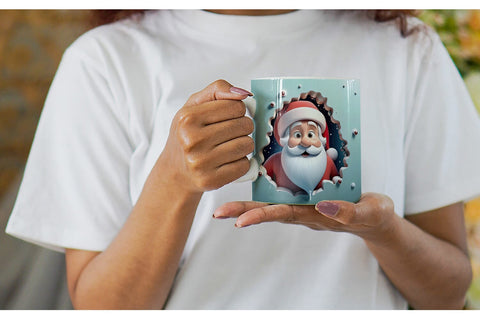Mug Wrap Santa Claus Sublimation artnoy 