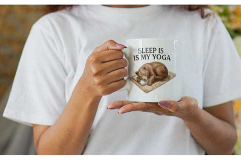 Mug Wrap Sarcastic Anti Fitness Vintage Sublimation artnoy 
