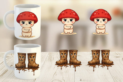 Mug Wrap Sarcastic Autumn Vibes Sublimation artnoy 