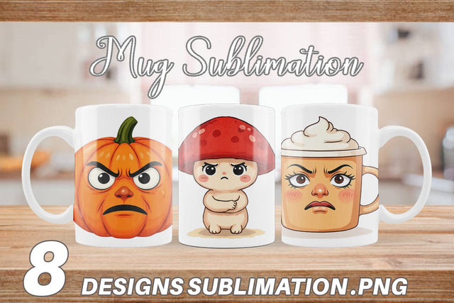 Mug Wrap Sarcastic Autumn Vibes Sublimation artnoy 