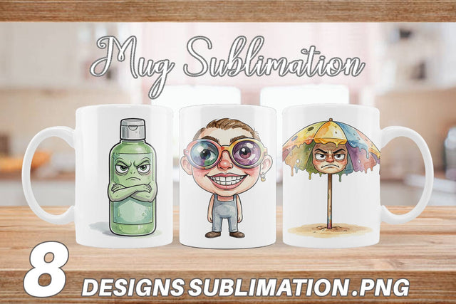 Mug Wrap Sarcastic Beach Gear Sublimation artnoy 