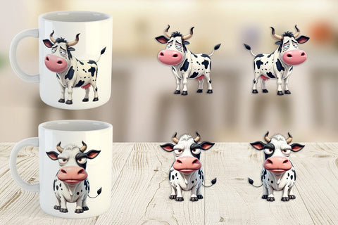 Mug Wrap Sarcastic Cow Sublimation artnoy 