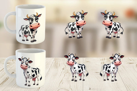 Mug Wrap Sarcastic Cow Sublimation artnoy 