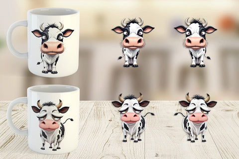 Mug Wrap Sarcastic Cow Sublimation artnoy 