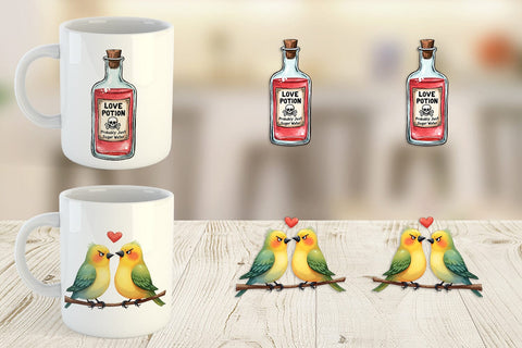 Mug Wrap Sarcastic Cupid Watercolor Funny Anti-Valentine Sublimation artnoy 