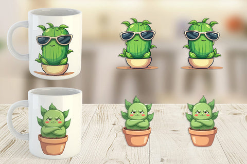 Mug Wrap Sarcastic Houseplants Sublimation artnoy 