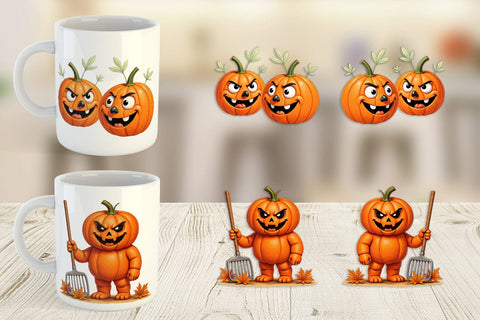 Mug Wrap Sarcastic Pumpkins Sublimation artnoy 
