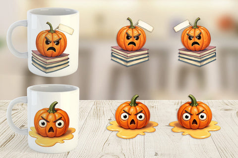 Mug Wrap Sarcastic Pumpkins Sublimation artnoy 