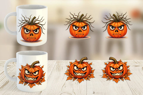 Mug Wrap Sarcastic Pumpkins Sublimation artnoy 