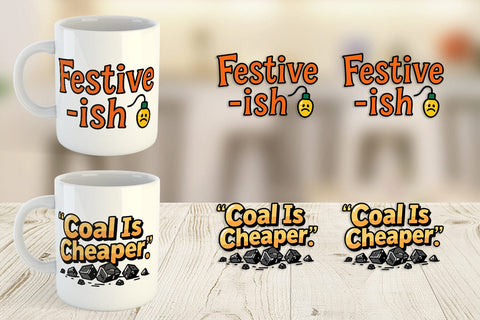 Mug Wrap Sarcastic Santa Quotes Sublimation artnoy 