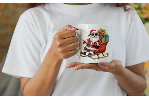 Mug Wrap Sarcastic Santa Sublimation artnoy 