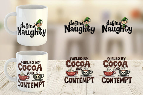 Mug Wrap Sarcastic Santa's Workshop Quotes Sublimation artnoy 