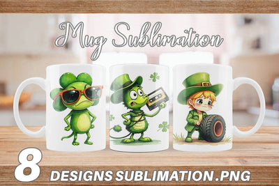 Mug Wrap Sarcastic Shamrock Sublimation artnoy 