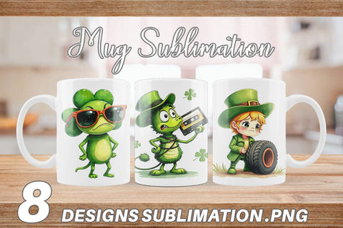 Mug Wrap Sarcastic Shamrock Sublimation artnoy 