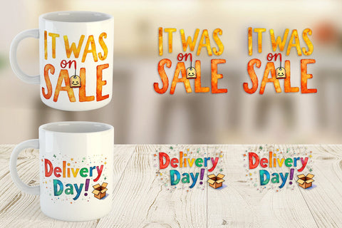 Mug Wrap Sarcastic Shopper Quote Sublimation artnoy 